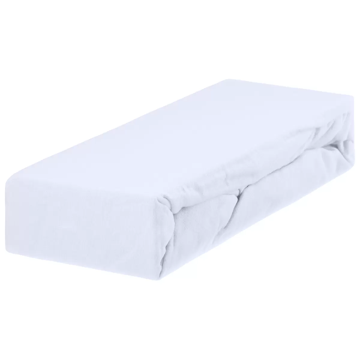 Flanell-Fixleintuch Alaska weiss