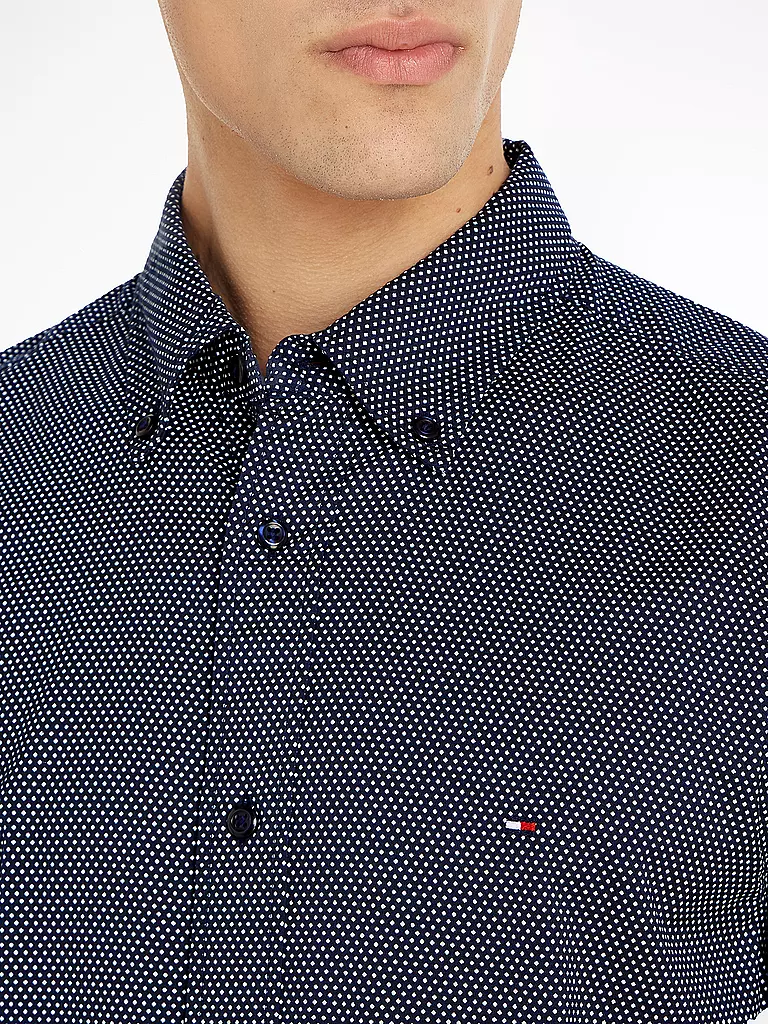 TOMMY HILFIGER Hemd Regular Fit blau