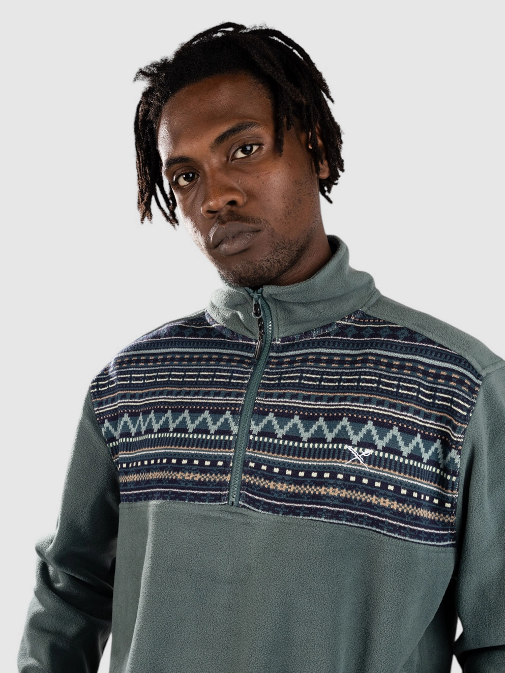 Iriedaily Kneece Troyer Sweater cool jungle