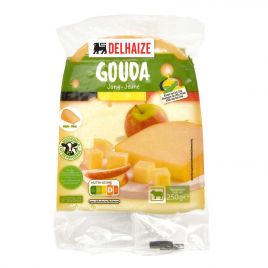 Delhaize Jonge Gouda kaas stuk klein