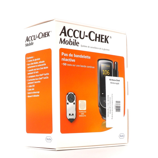 Accu-Chek Mobile Lecteur de Glycémie Sans Bandelette