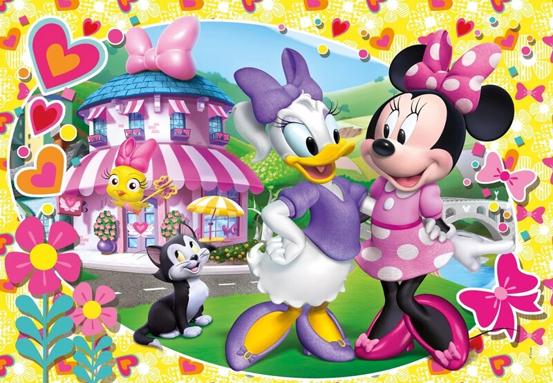 Disney Puslespil - Minnie Happy Helpers - 104 Brikker - Clementoni
