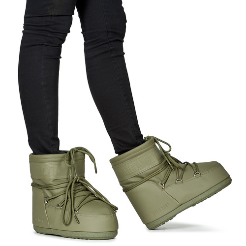 Moon Boot - MB ICON LOW RUBBER - Kaki