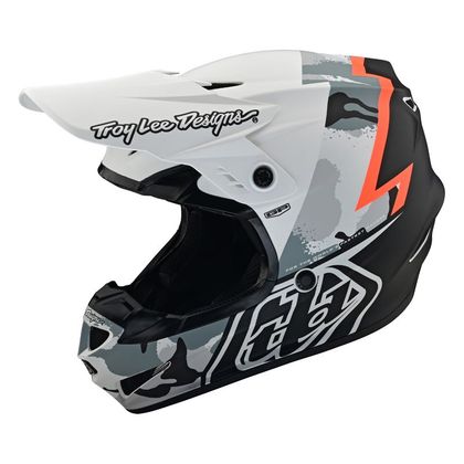 Casque cross TroyLee design GP VOLT YOUTH - Blanc / Noir