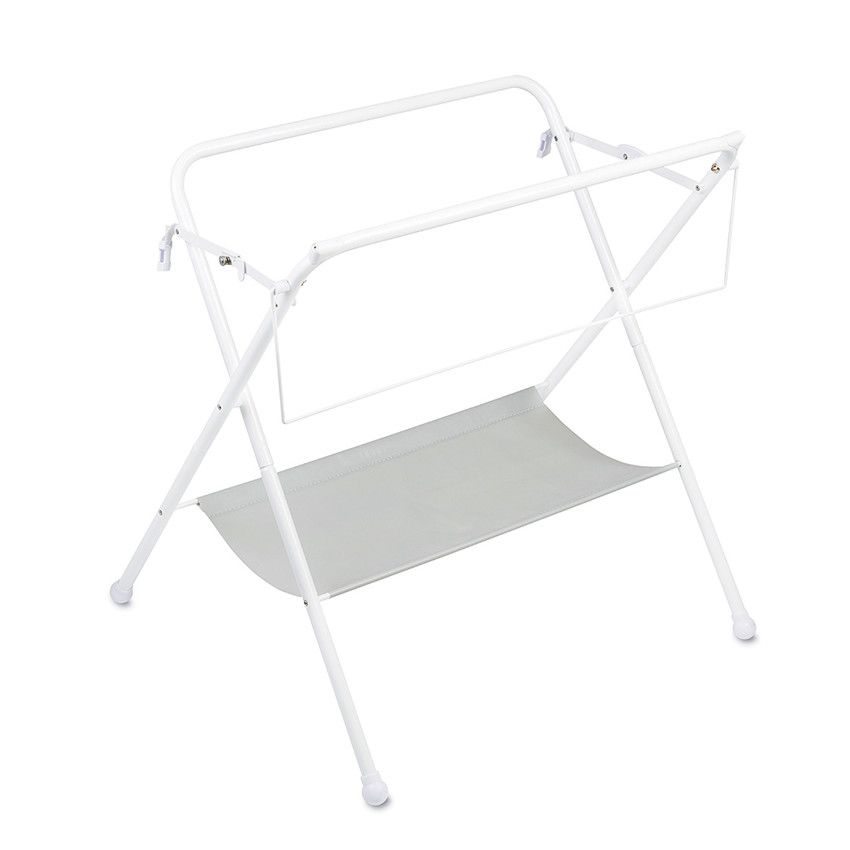 Table à langer avec baignoire Inès - Gris - Doré