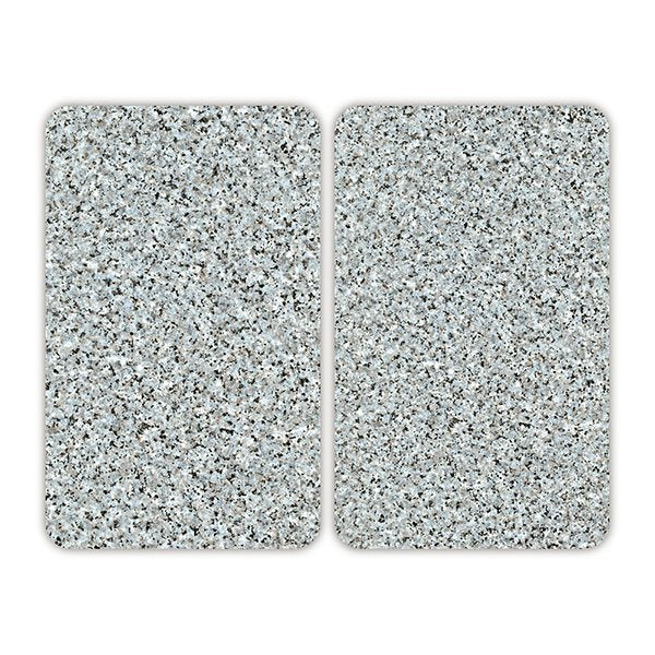 Set 2 couvre-plaques protection motifs Granit Wenko by Maximex