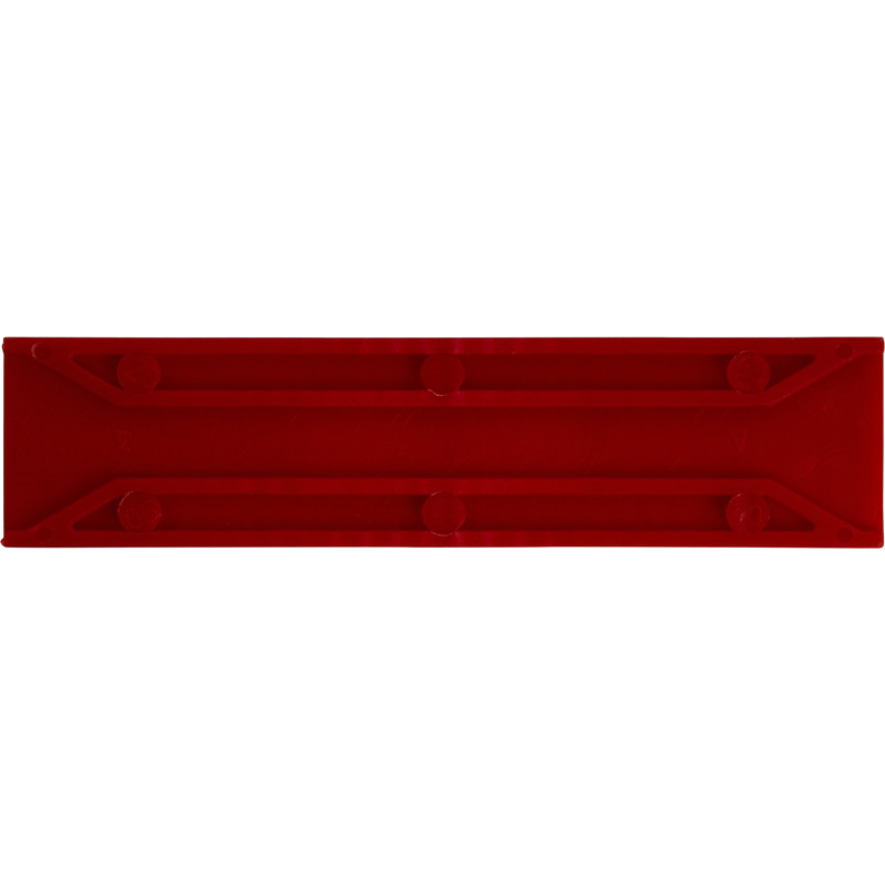 Kunststof tunnelblokje 24x3mm Rood