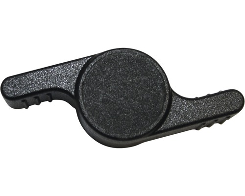 Vleugelgreepmoer M6 Ø 48 mm zwart, 20 stuks