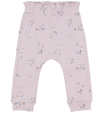 Name It Hosen - NbfDisse - Light Lilac m. Blumen
