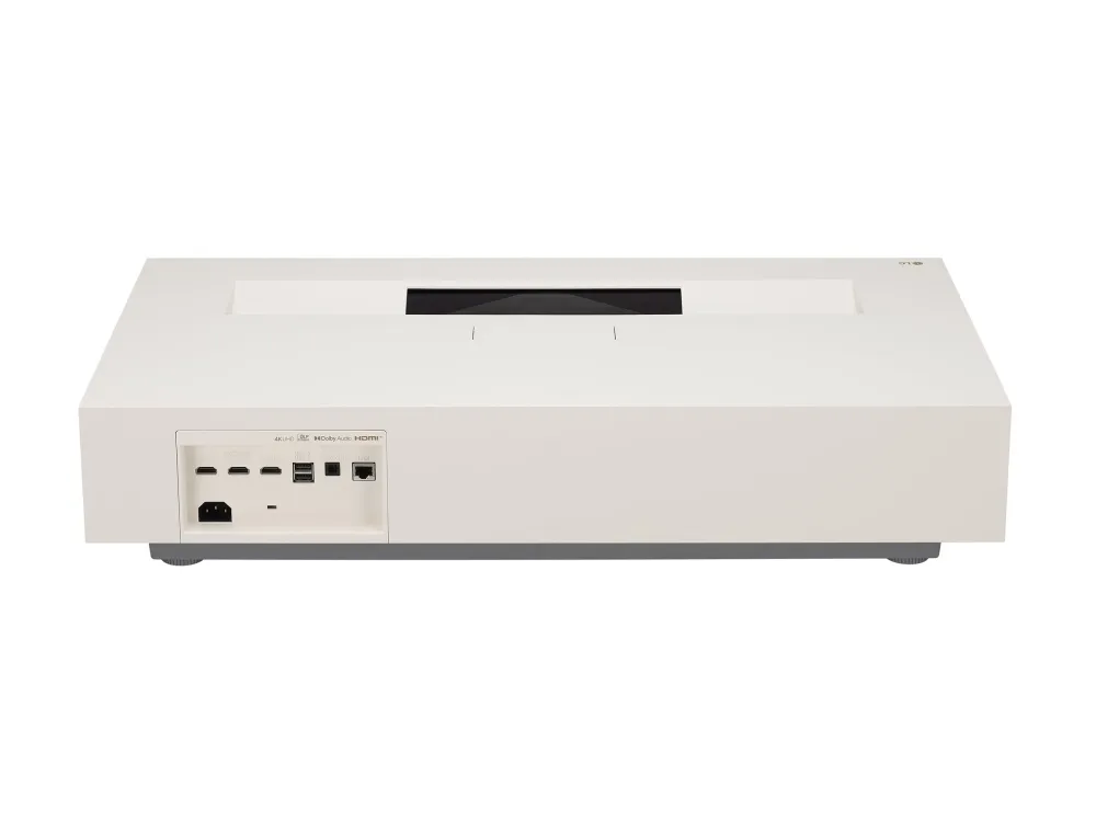 LG CineBeam HU915QE - DLP-projektor - laser - 3700 ANSI lumens - 3840 x 2160 - 16:9 - 4K - ultrakort kast objektiv - hvid