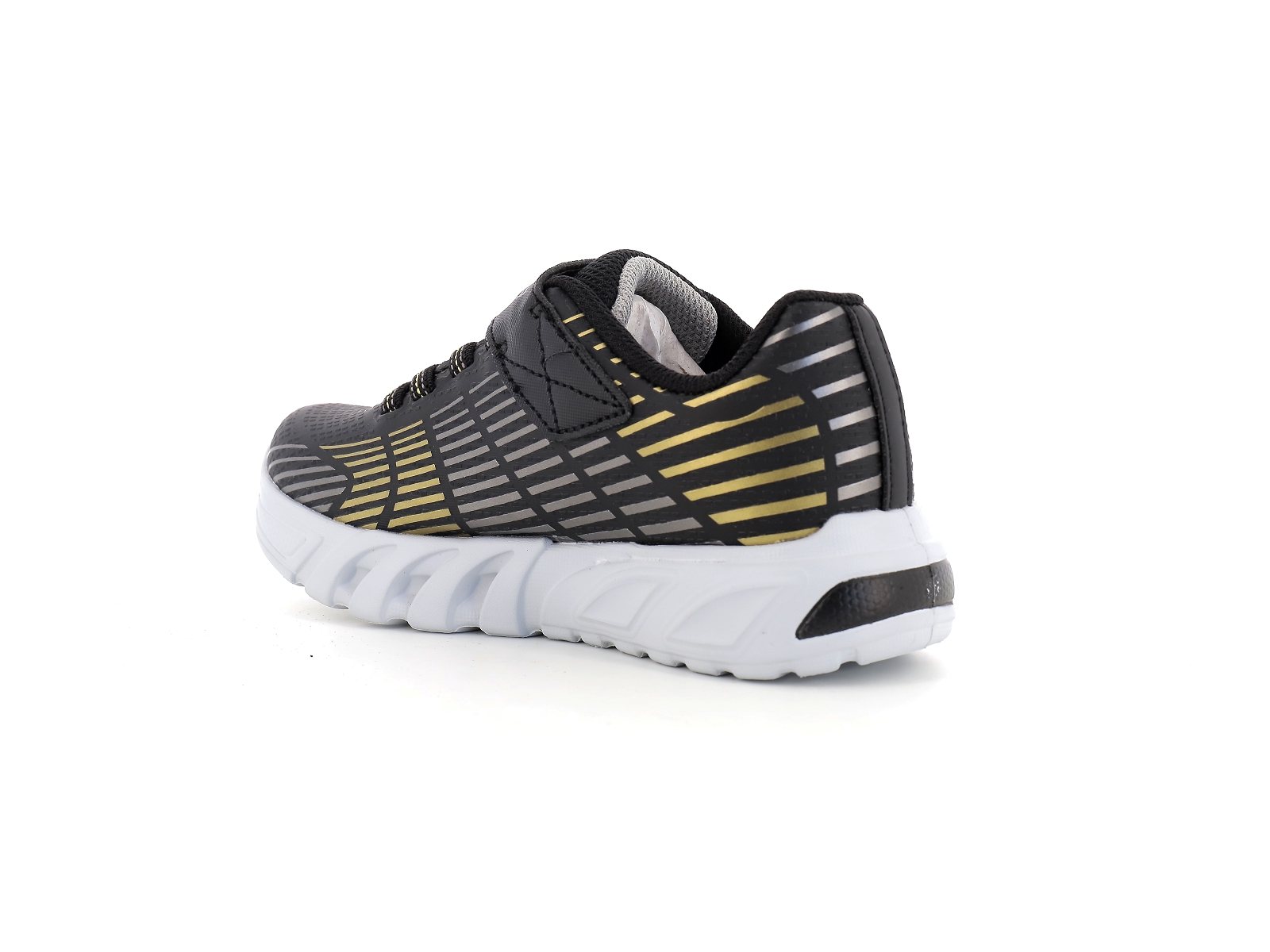 Skechers-FLEX GLOW ELITE Matières combinées Noir Or