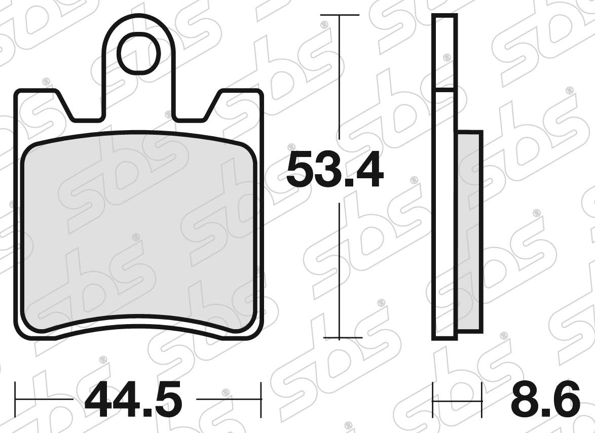 SBS - Plaquettes de frein 740 SP