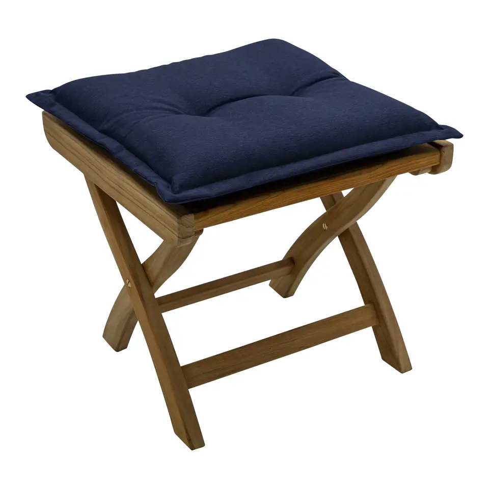 Madison - Zitkussen Panama indigo - Ca. 50x50 cm - Set van 4