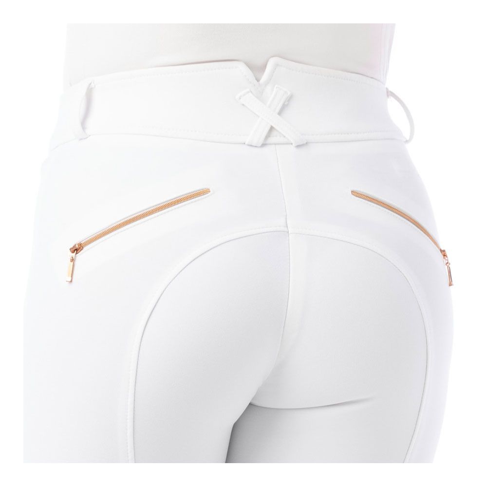 Equitheme KENYA - Pantalon siliconé Femme blanc