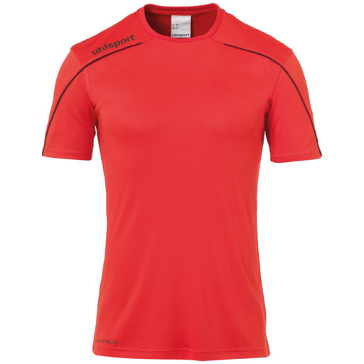 Camiseta Stream 22 de manga curta vermelha/preta Uhlsport