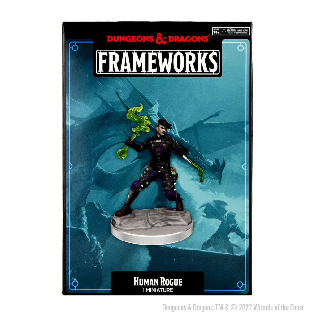 D&D Frameworks Unpainted Miniatures - Human Rogue Female