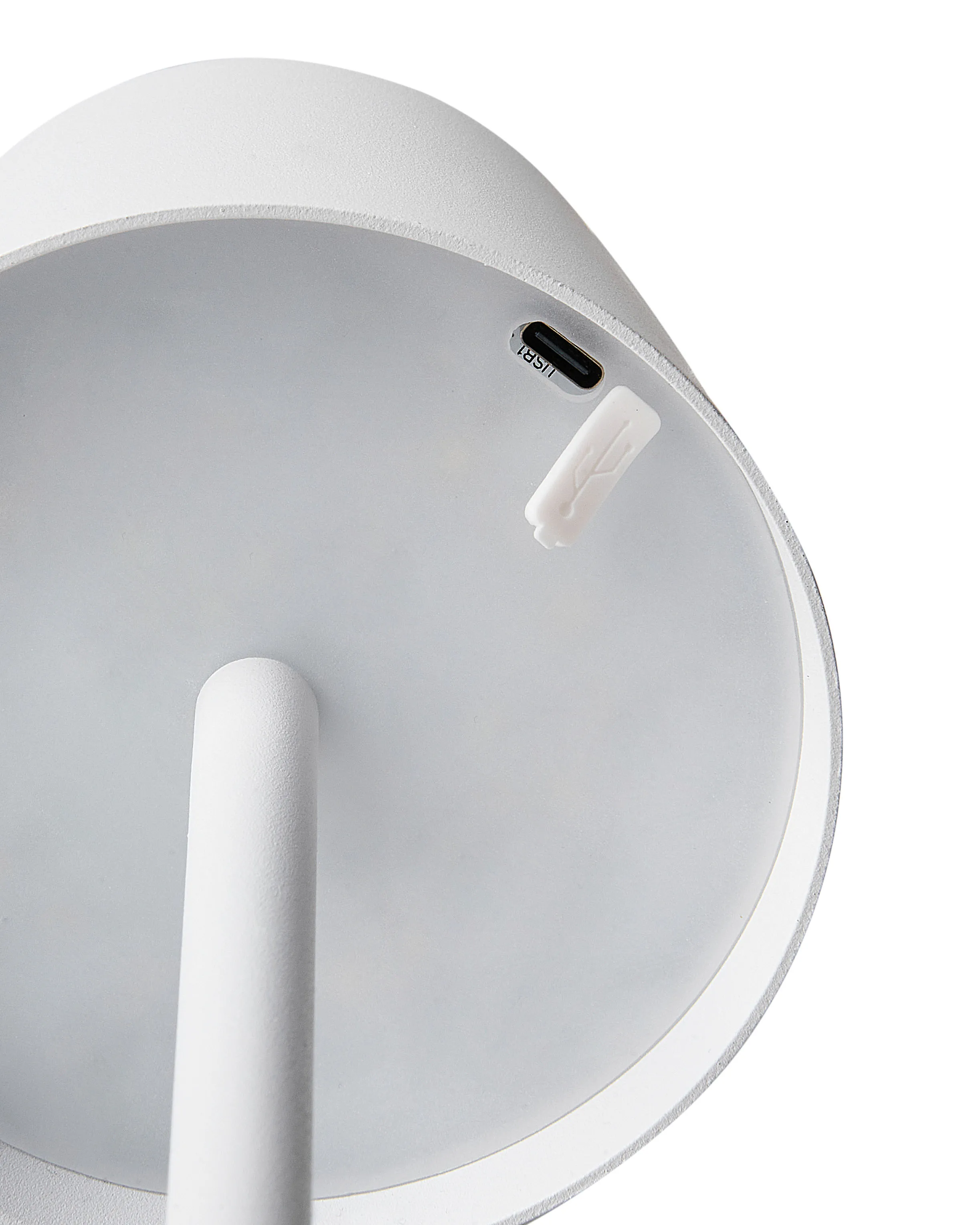 LED draadloze tafellamp BACEIRO met dimmer Metaal Wit