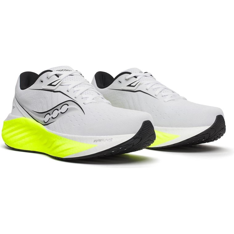 Saucony Triumph 22 Mens White/Citron