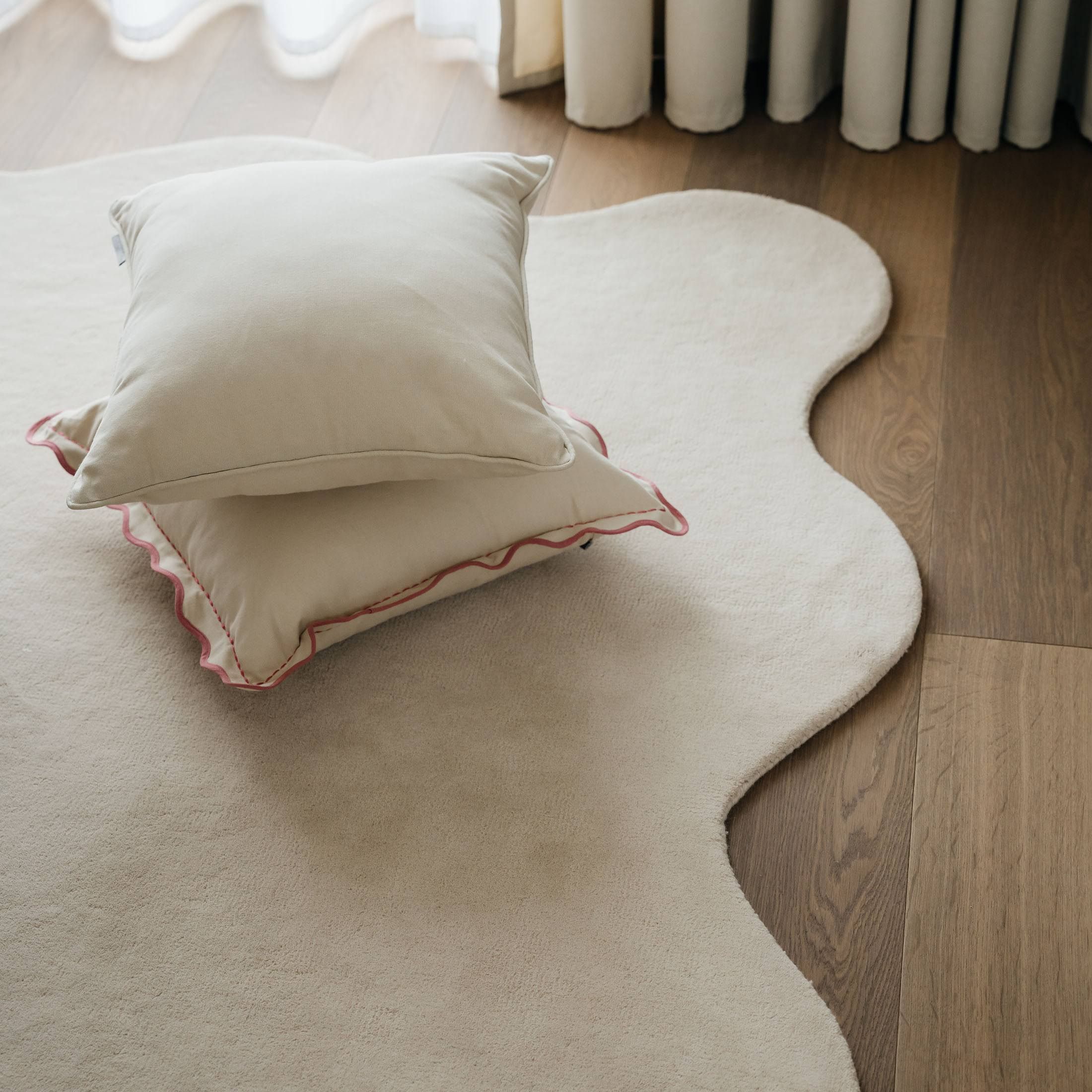 Kibek | Woll-Teppich - Supernova | Beige | 140 x 200 cm