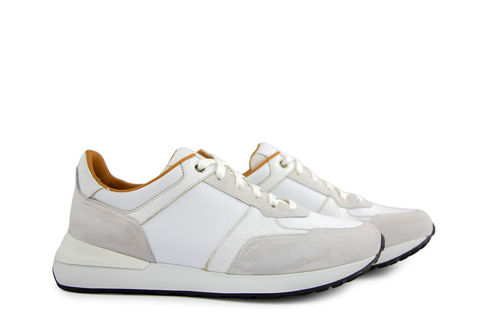 Magnanni Sneaker White Crosta Rugo Bowen