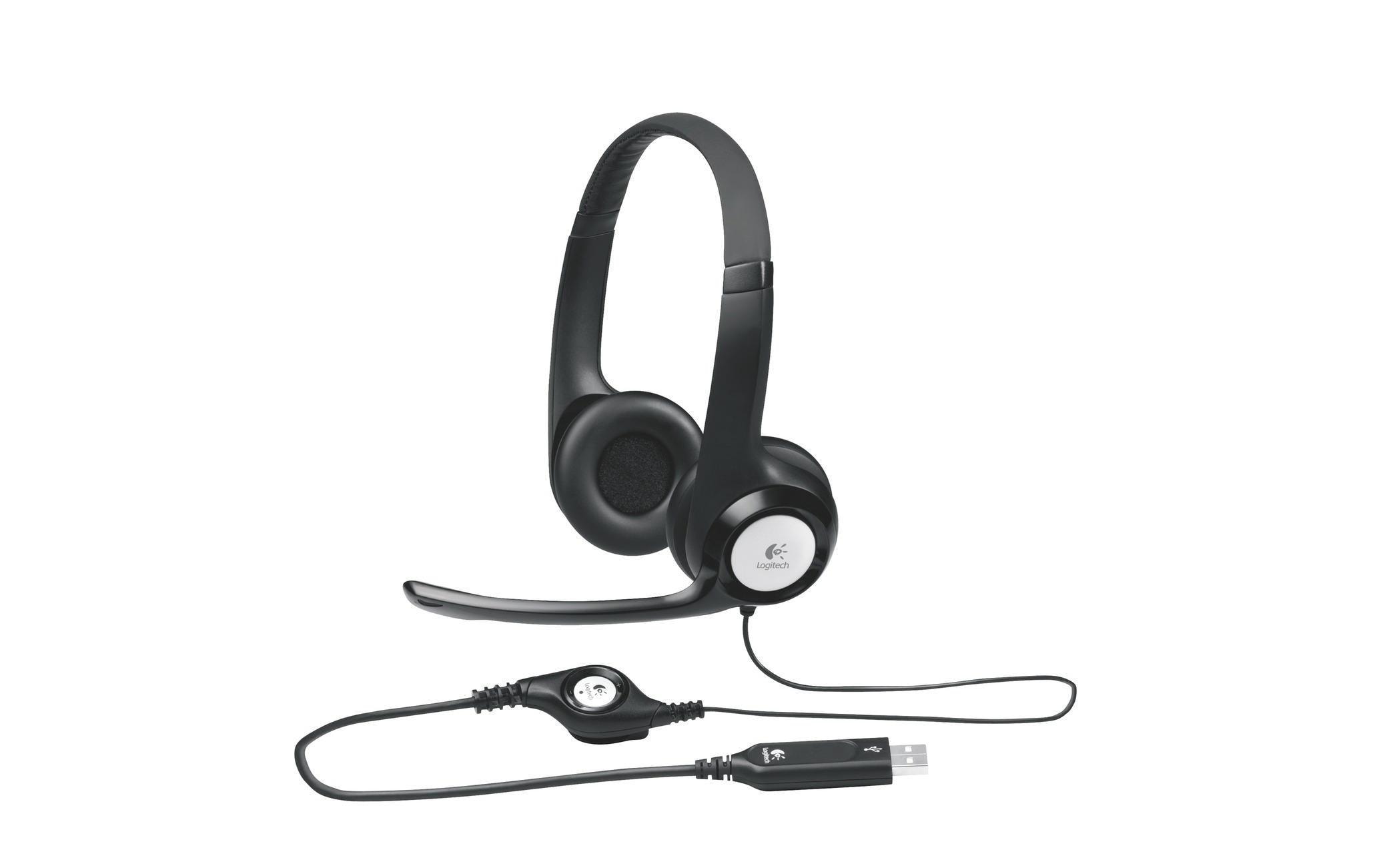Logitech Headset »H390 USB Stereo« Rauschunterdrückung