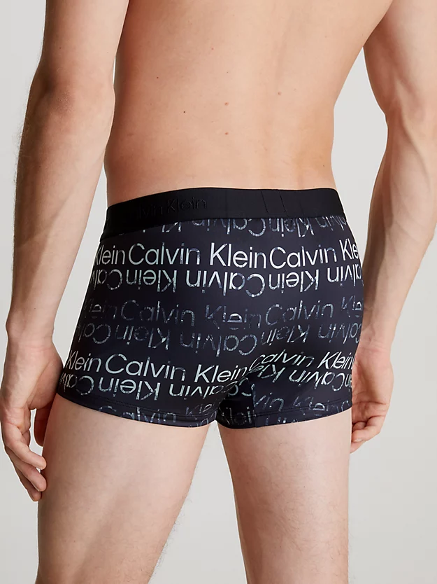 Cuecas Boxer de Cintura Baixa - CK Pretas