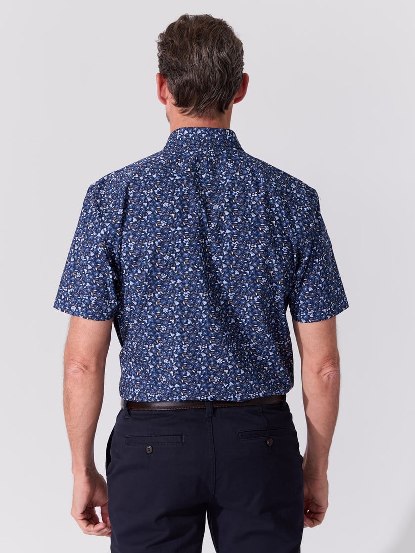 Strand kortermet skjorte Dress Blues