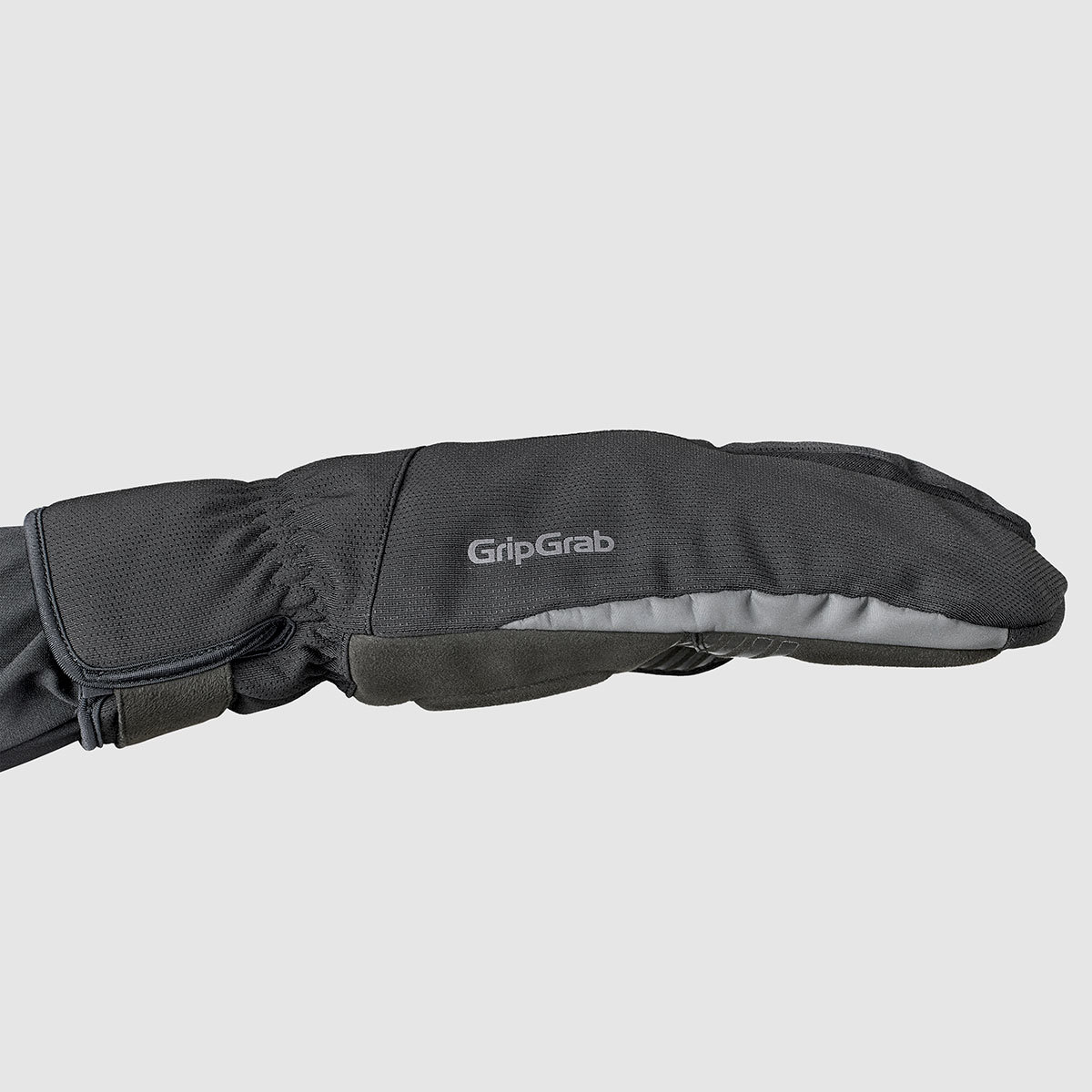 GripGrab Nordic 2 Windproof Deep Winter Lobster Fietshandschoenen Zwart