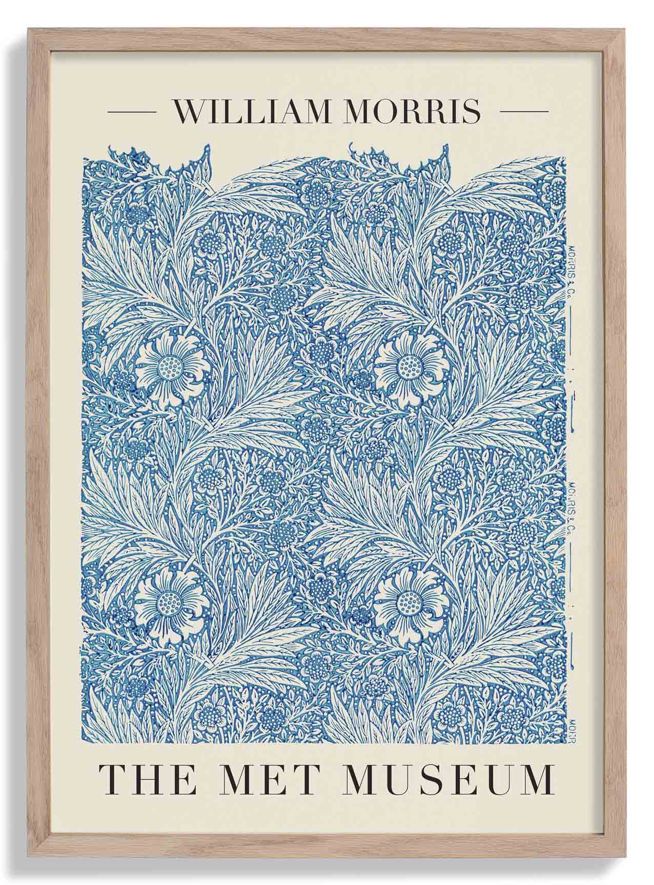 William Morris Blue Marigold Kunstausstellung
