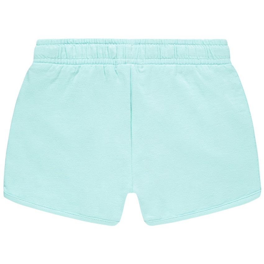 Short en jersey print flamant rose - Bleu