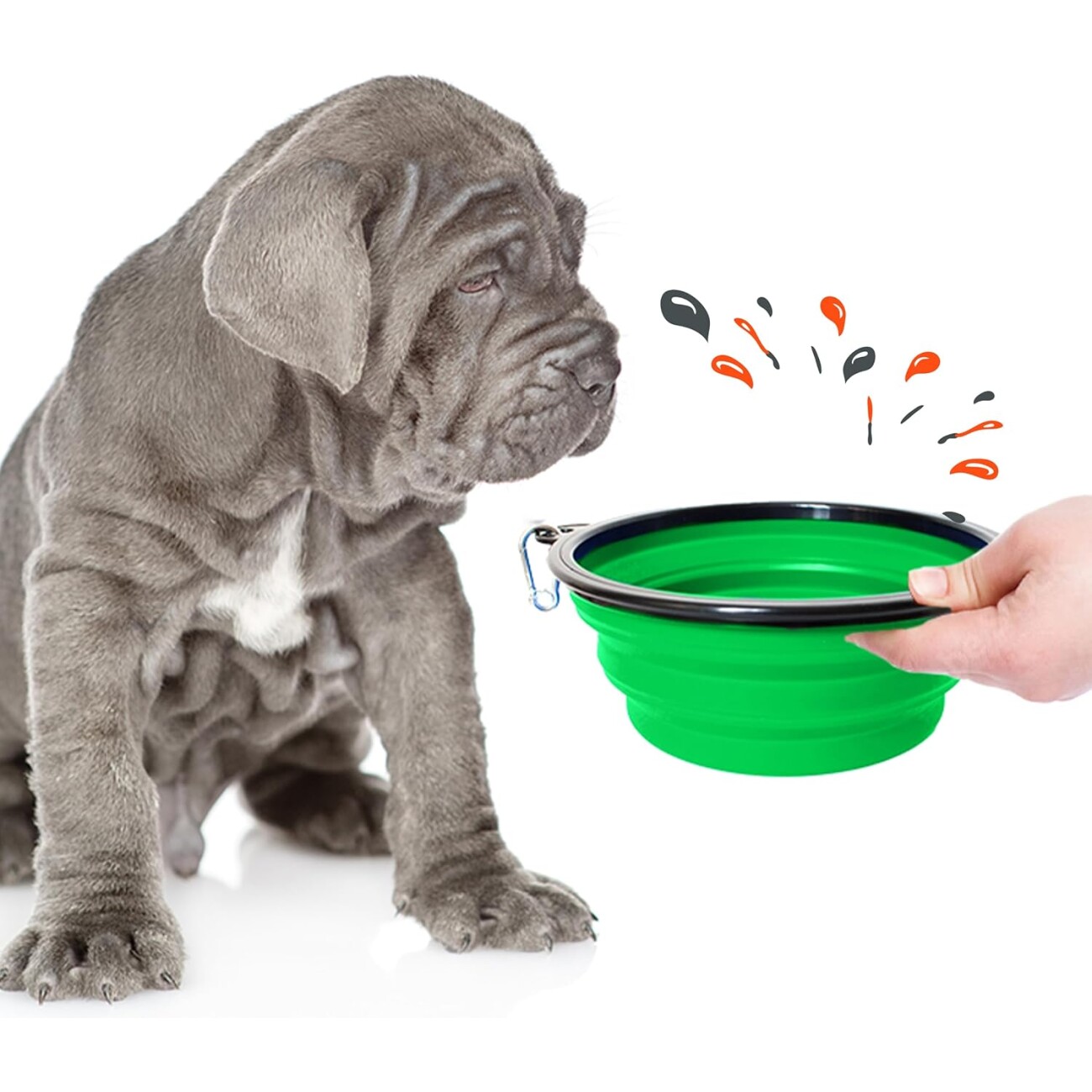 Petsation Faltbarer Reisenapf 350+1000ml