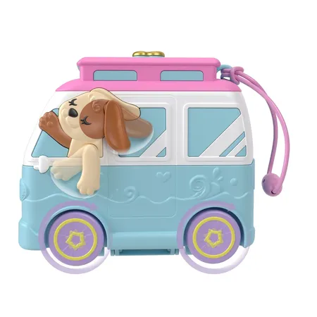 Mattel Polly Pocket Urlaub am Hundestrand Schatulle