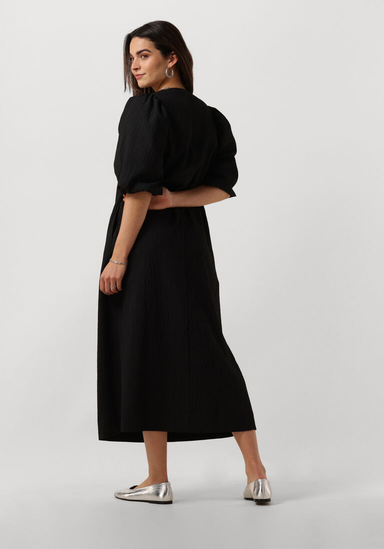 BY-BAR zwarte by-bar midi jurk juta dress
