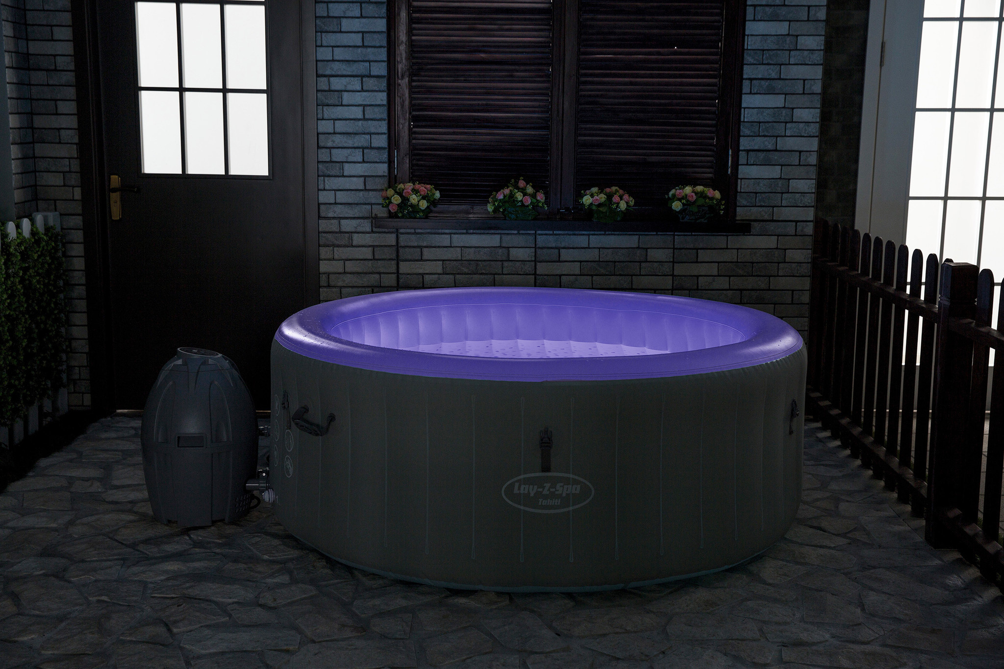 Lay-Z-Spa Opblaasbare Spa Tahiti Airjet Set
