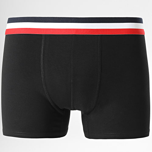 Lot De 3 Boxers 2445 Noir Rouge Bleu Marine