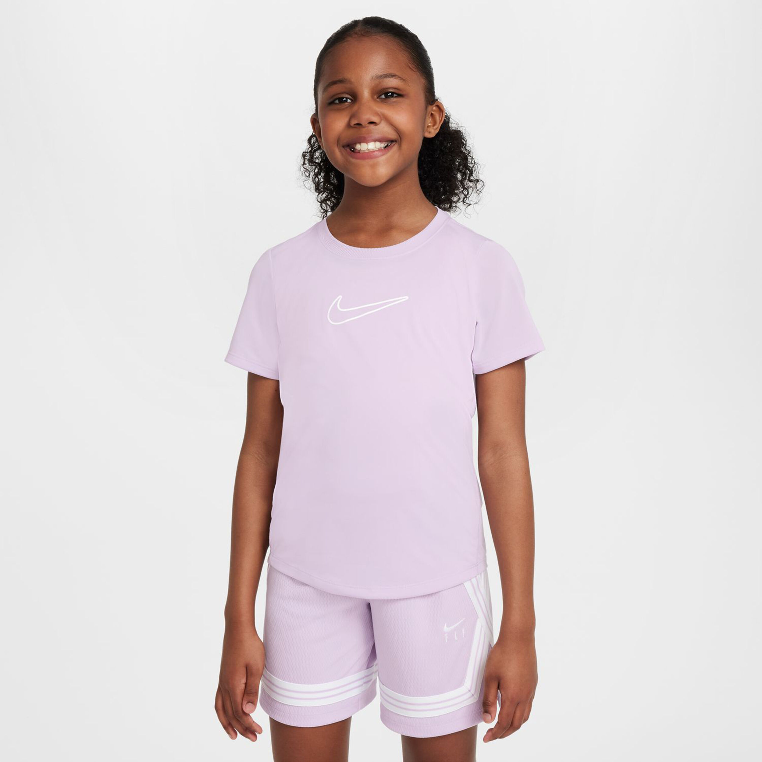 Nike Dri-FIT One T-shirt Filles - Violet