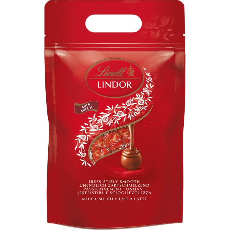 Lindor Lait Lindt - Sachet de 1 kg - 80 pièces