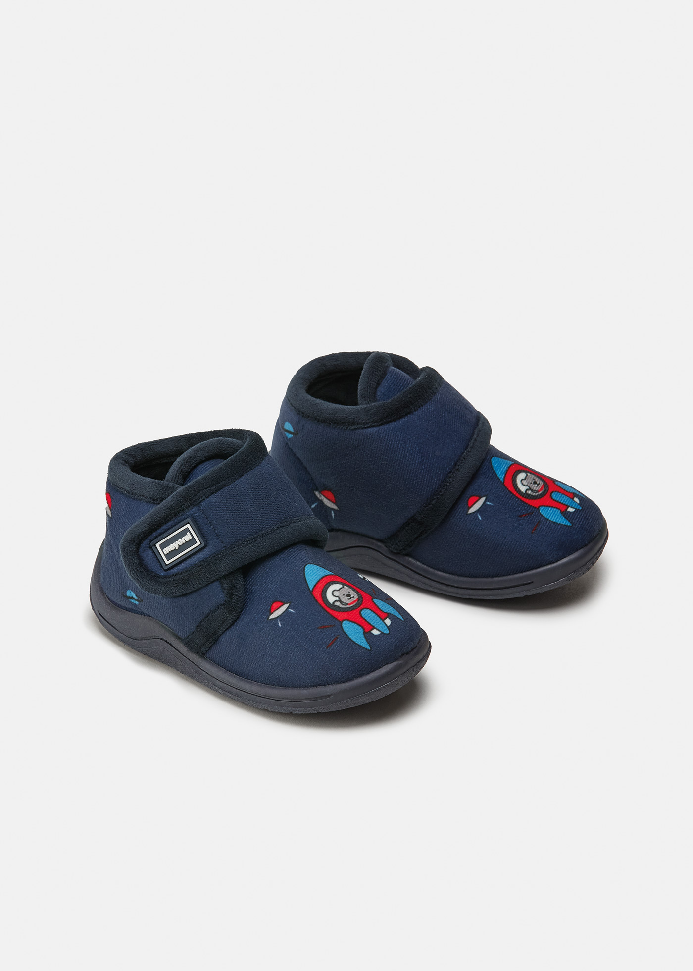 pantufa de casa estampada para bebês