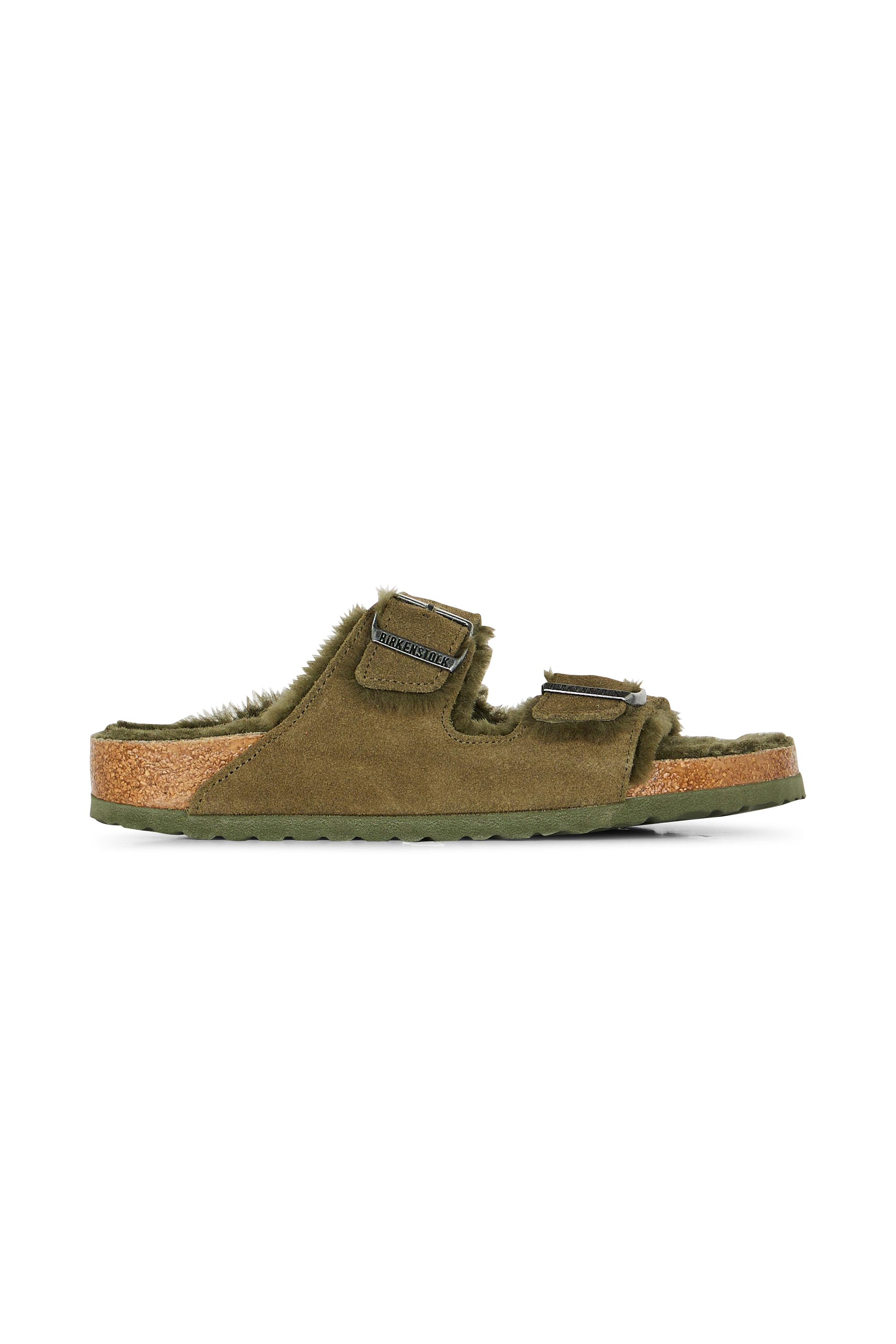 BIRKENSTOCK Sandales Arizona VL Shearling Thyme Kaki