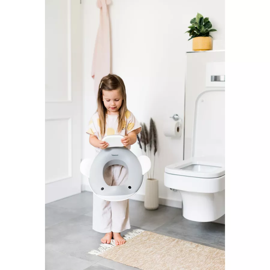 KINDSGUT Toilettenaufsatz Wal dunkelgrau