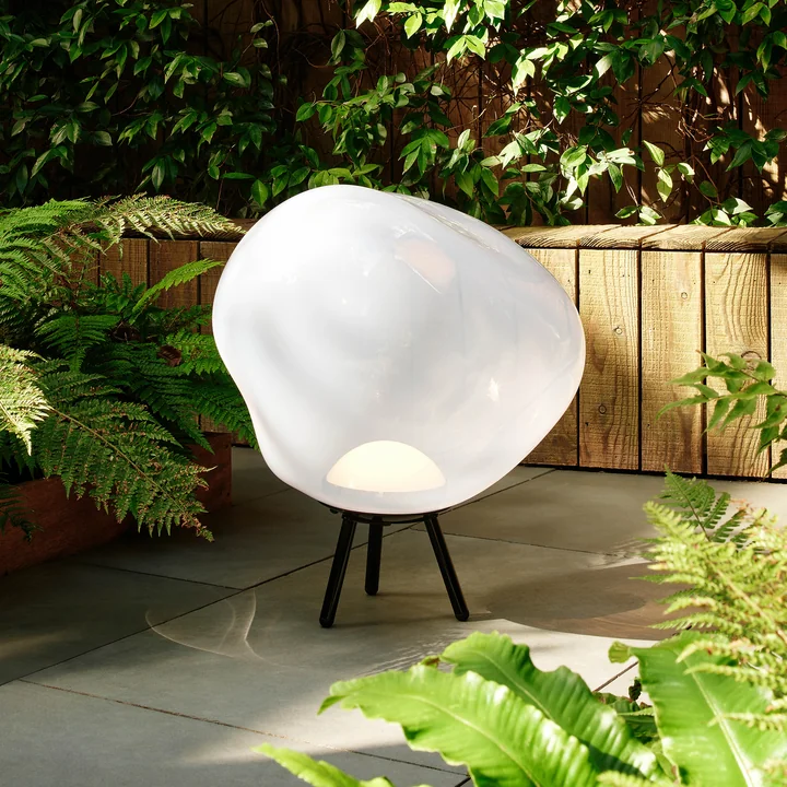 Tom Dixon - Melt LED Bodenleuchte / Hängeleuchte mit Akku, schwarz / silber