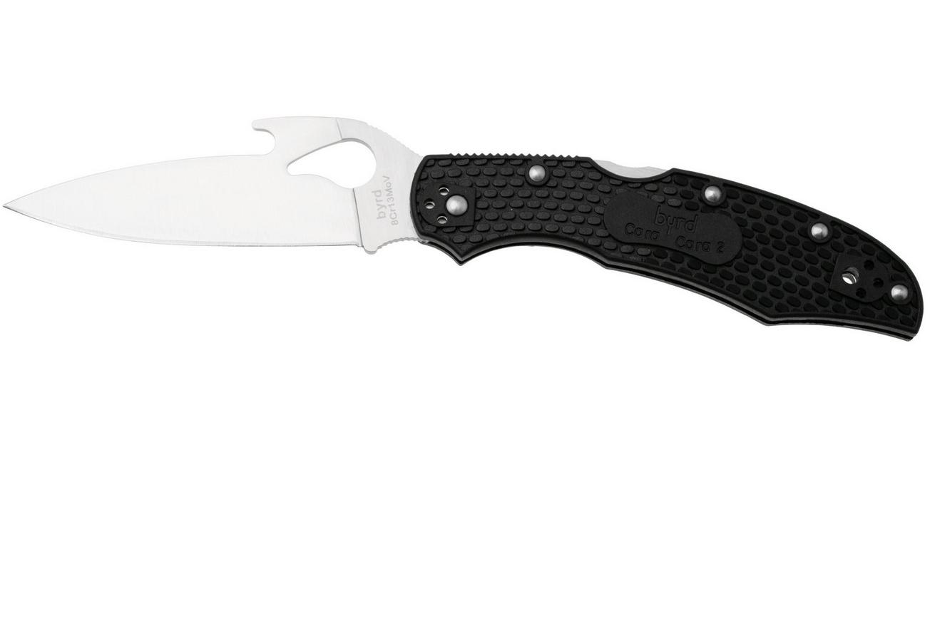 Spyderco Byrd Cara Cara 2 Emerson Wave BY03PBK2W Black FRN, zakmes