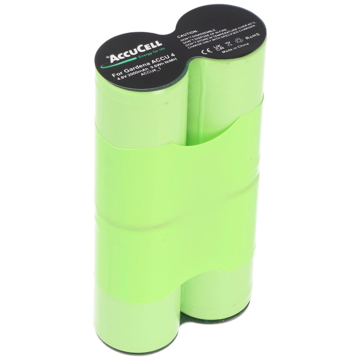 Gardena 2517 vervangende accu met 4,8 en 6,3 mm contacten, geschikt voor Gardena struik- en heggenscharen