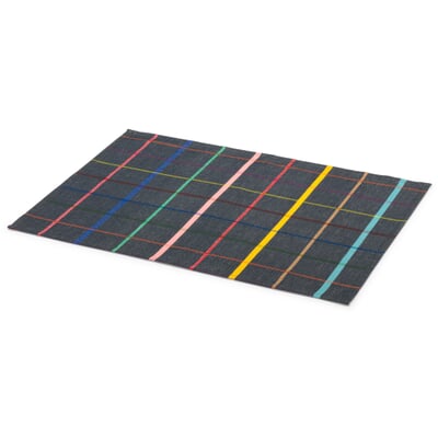 Tischset bunt kariert, Blau