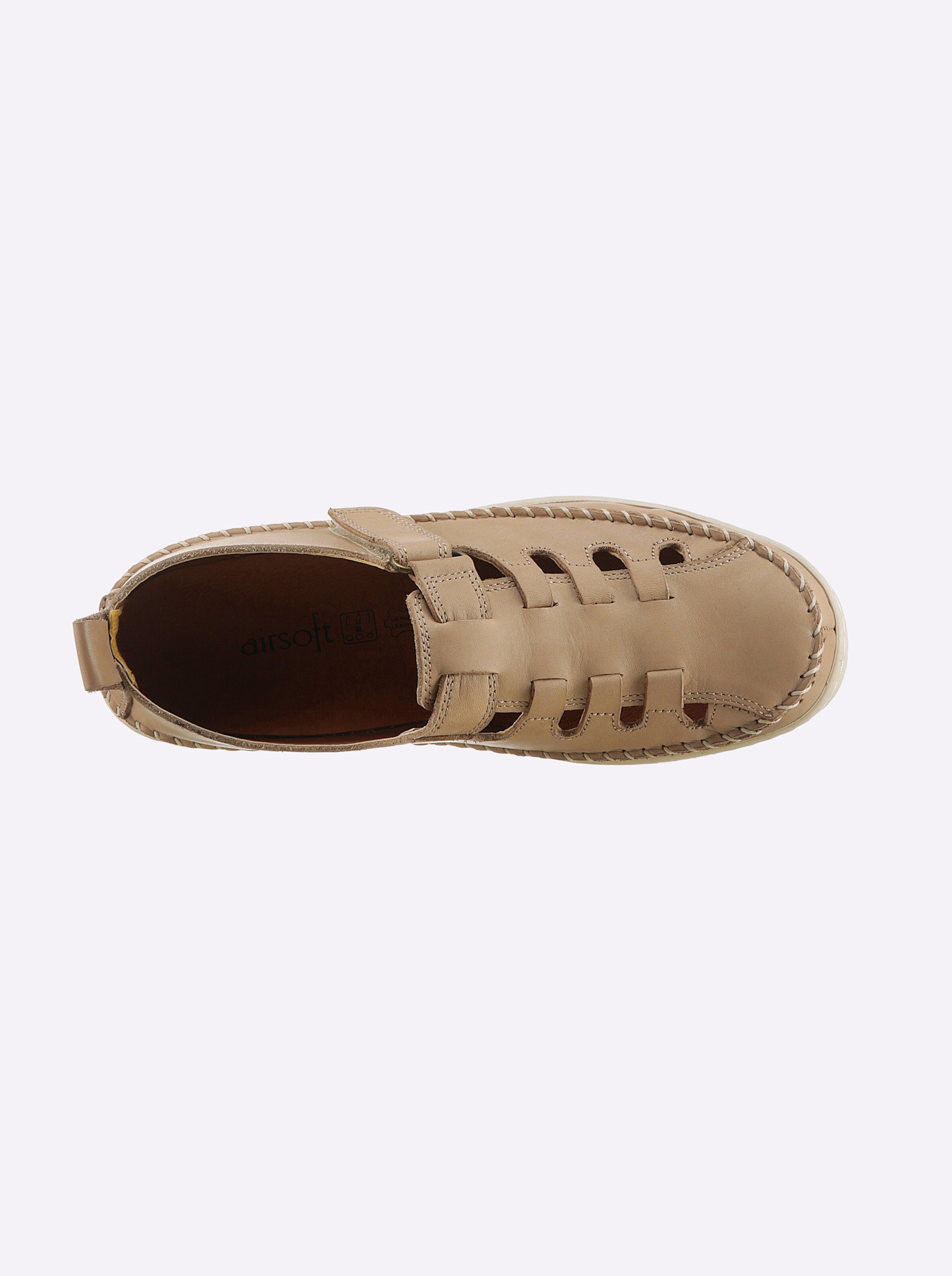 airsoft comfort+ Klettschuh in beige
