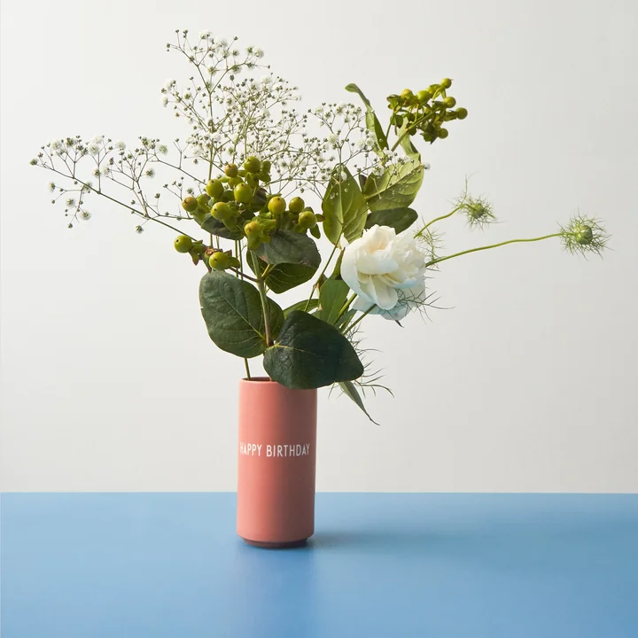Design Letters - AJ Favourite Porzellan Vase Medium Love, beige