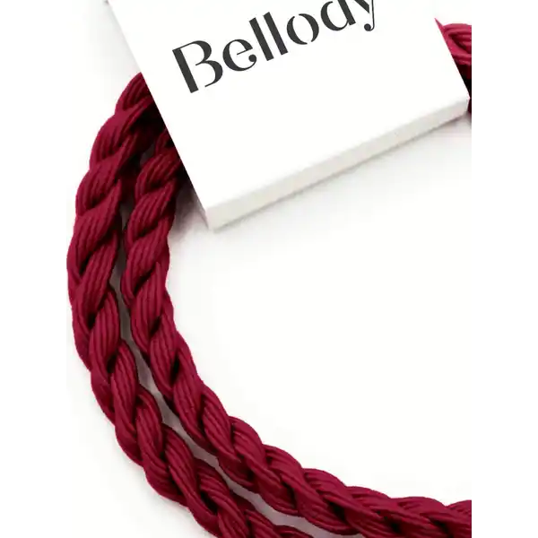 Haargummis Bordeaux Red