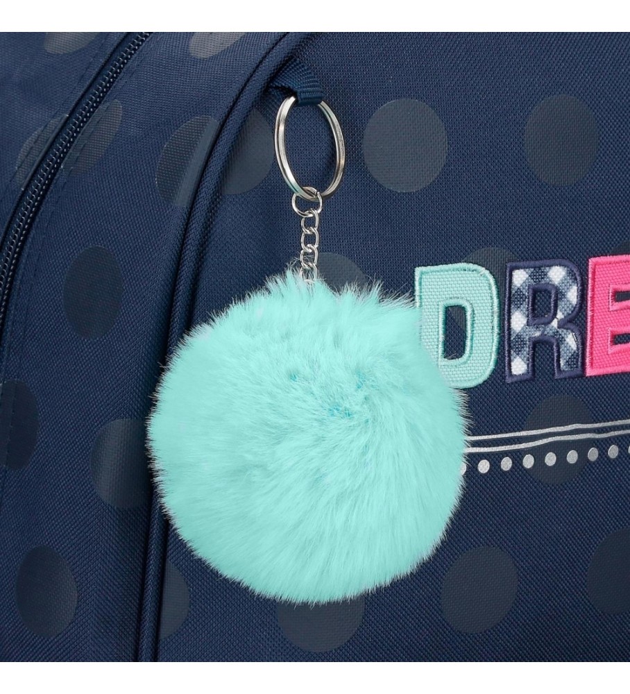 Mochila pequena Movom Dreams Time Adaptável Azul