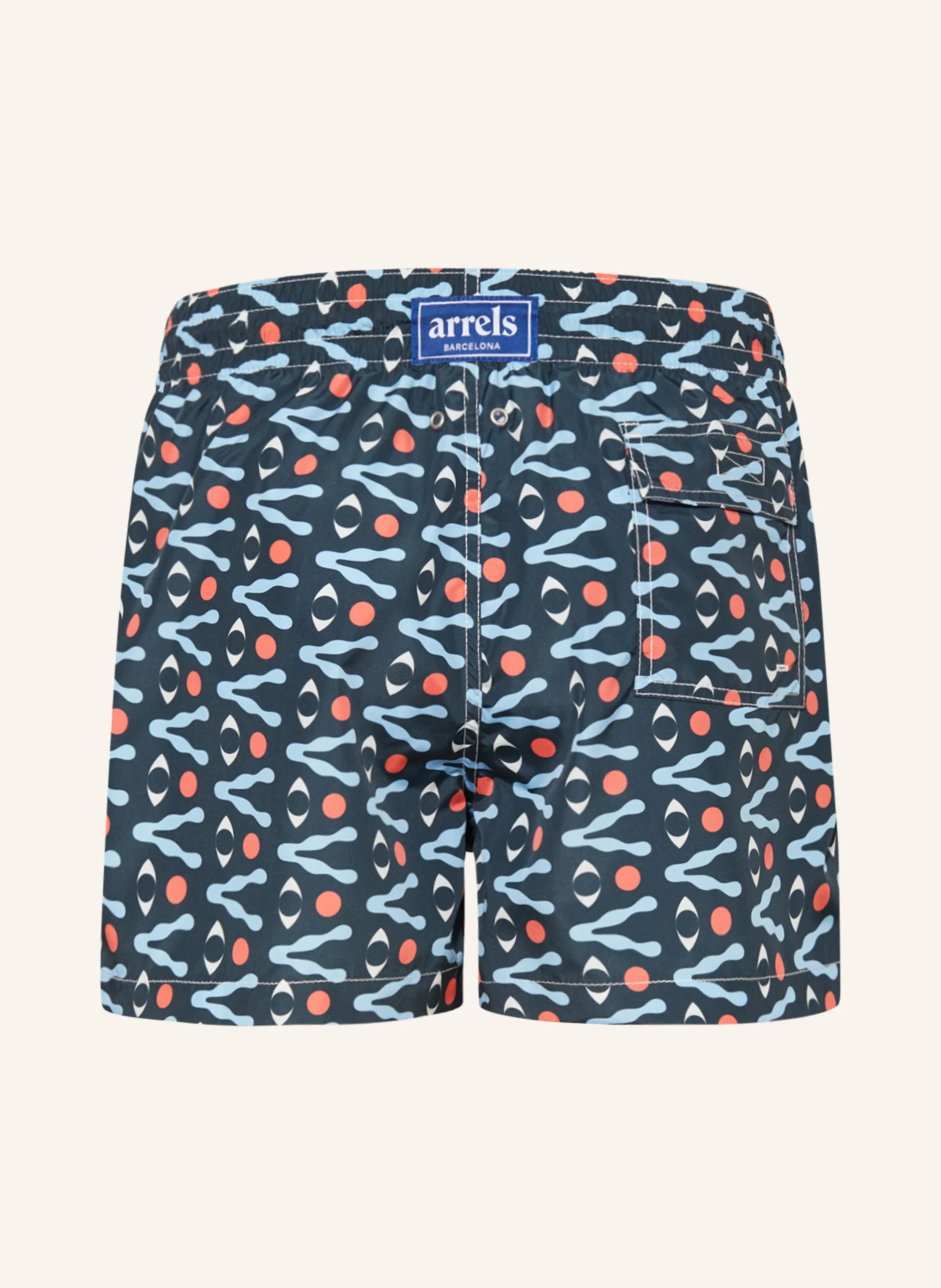 arrels BARCELONA Badeshorts PETROL EYE × DAVID VANADIA