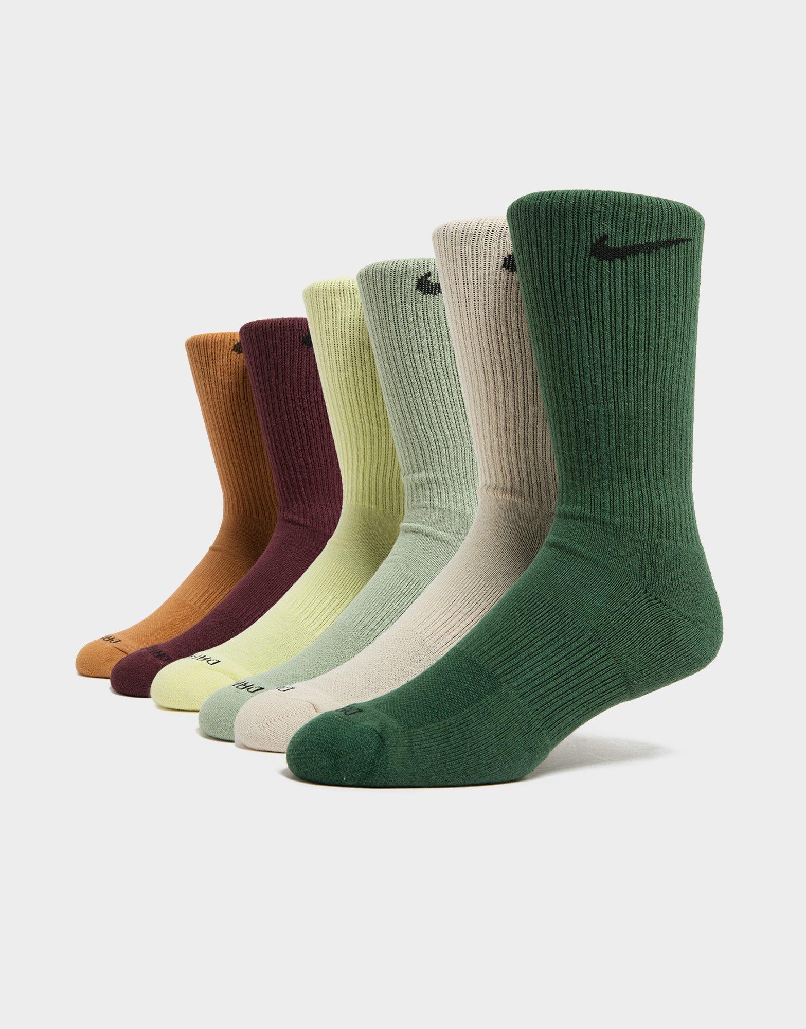 Nike 6 Paires de Chaussettes Rembourrées Crew